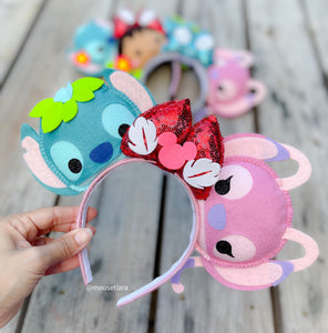 Blue and Pink Alien |  Mouse Ears