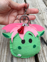 Load image into Gallery viewer, Green Dragon | Mouse Keychain