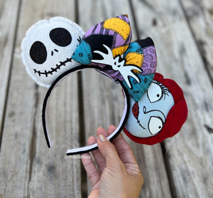 Skeleton & Sally  | Mouse Ears