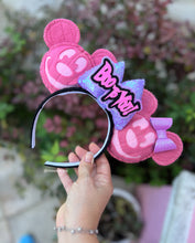 Load image into Gallery viewer, Pink Pumpkin Mouse Ears Headband
