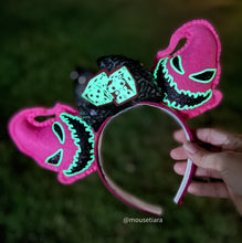 Load image into Gallery viewer, Pink Goth Oogie Glow in the Dark | Mouse Ears