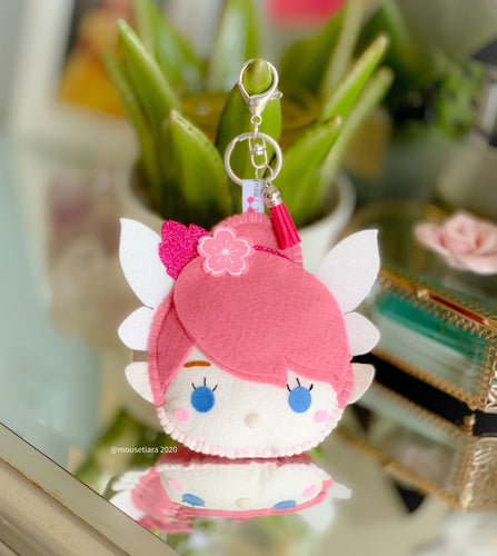 Pink Fairy | Mouse Keychain