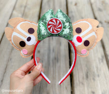 Load image into Gallery viewer, Gingerbread Chipmunks | Mouse Ears