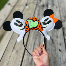 Load image into Gallery viewer, Glow in the Dark Ghost Mouse | Mouse Ears