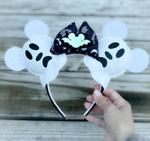 Load image into Gallery viewer, Glow in the dark Ghost Mouse | Mouse Ears