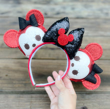 Load image into Gallery viewer, Red and Black Classic  | Mouse Ears