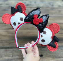 Load image into Gallery viewer, Red and Black Classic  | Mouse Ears