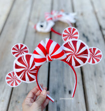 Load image into Gallery viewer, Christmas Red Peppermint  | Mouse Ears
