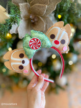 Load image into Gallery viewer, Gingerbread Chipmunks | Mouse Ears