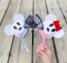 Load image into Gallery viewer, White Christmas Mice | Mouse Ears