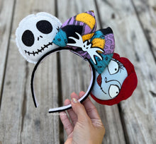 Load image into Gallery viewer, Skeleton &amp; Sally  | Mouse Ears