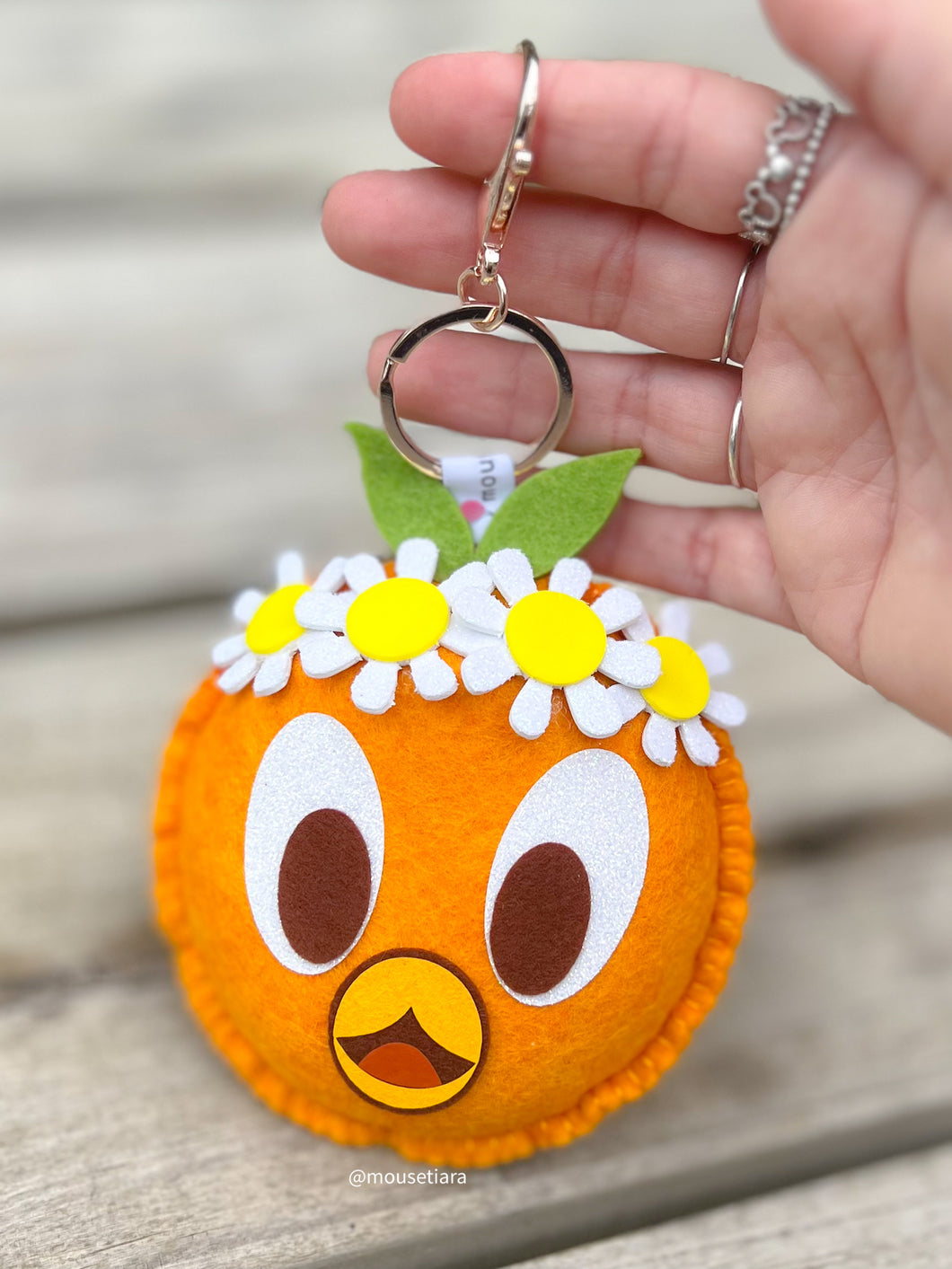 Citrus Bird | Mouse Keychain