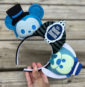 Haunted  HatBox Ghost Glow in the Dark | Mouse Ears