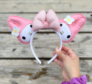 White Pink Rabbit | Mouse Ears